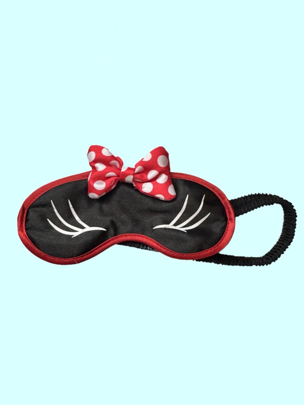 Disney Parks Minnie Mouse Bow Sleep Mask